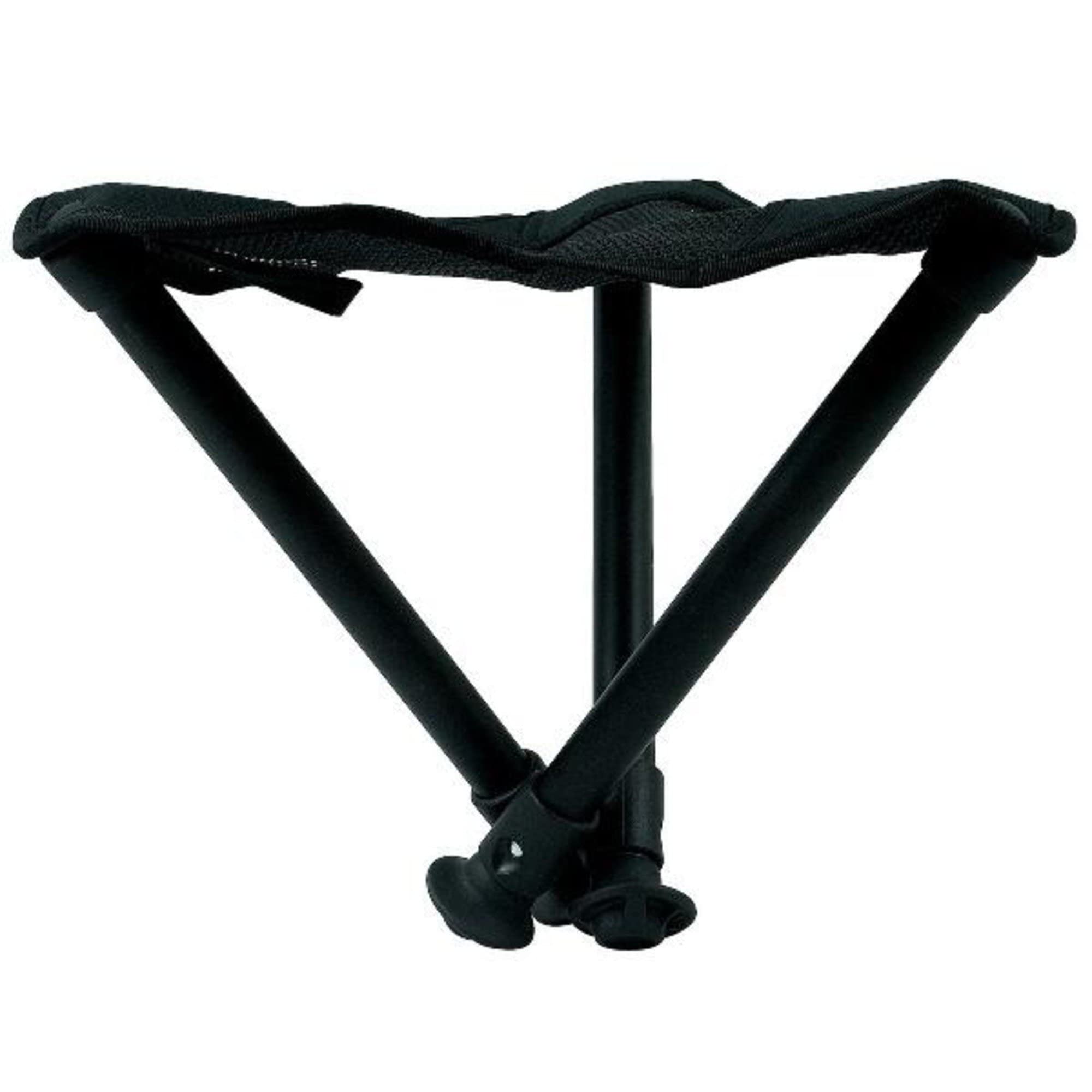 Walkstool - Modèle Comfort - Noir et Gris - Tabouret Pliant 3 Pieds en Aluminium - Hauteur d'Assise 45 cm - Tabouret Pliable - Charge maximale 200 kg - Fabriqué en Suède