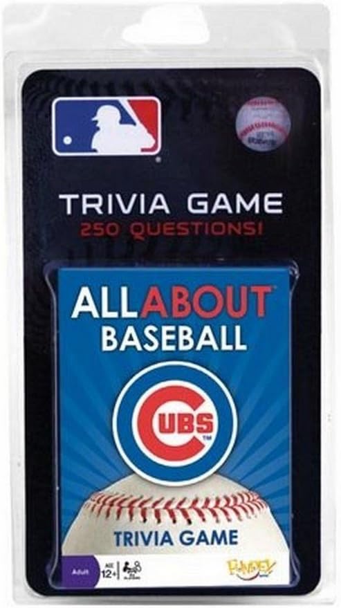 MLB Chicago Cubs All About Baseball Trivia Card Game : Sports Fan Games : Sports & Outdoors