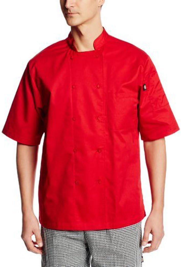 Dickies Men's Solid Cool Breeze Chef Coat