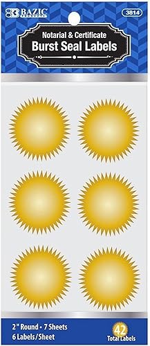 Miniatura 101 de MaxMark Sello redondo preentintado para el estado de Arkansas Ronda pre-entintado sello,Grabador de escritorio,Solo inserto de escritorio,Grabador
