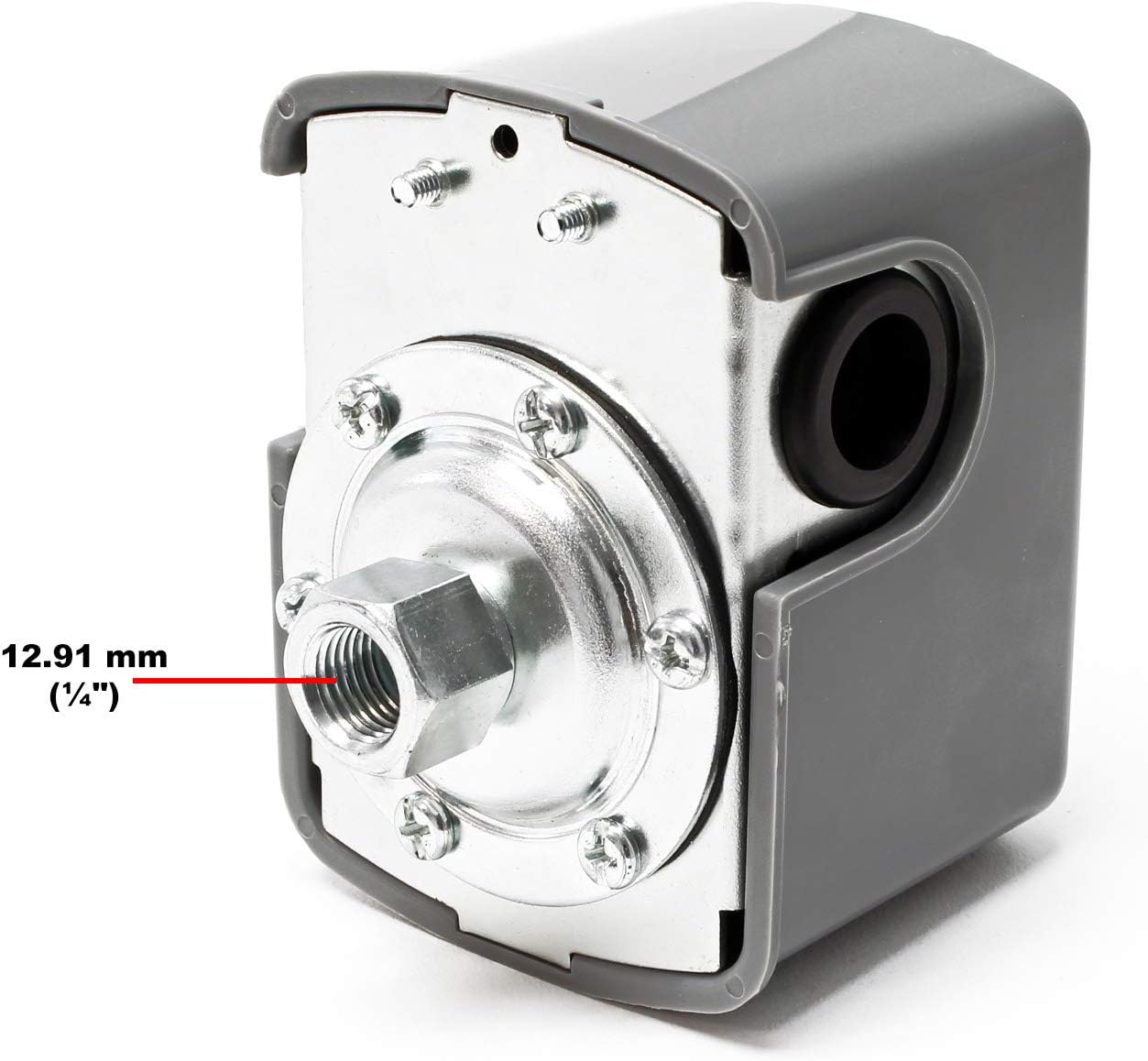 WilTec SK-2 Pressure Switch, bottom view with connection