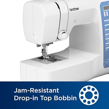 Brother CP80X Computerized Sewing Machine and SASC706 6-Piece Pacesetter Sewing Thread