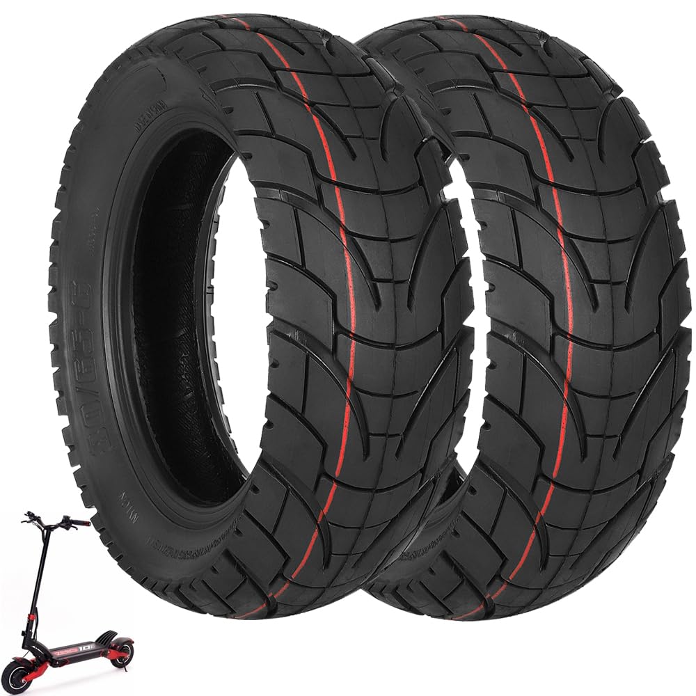 80/65-6 Pneu de route Épaissi de 10 pouces pour Kukirin G2 MAX, Kukirin G3 Pro, Kugoo M4/M4 Pro, Joyor S5 Roues de rechange pour trottinettes électriques