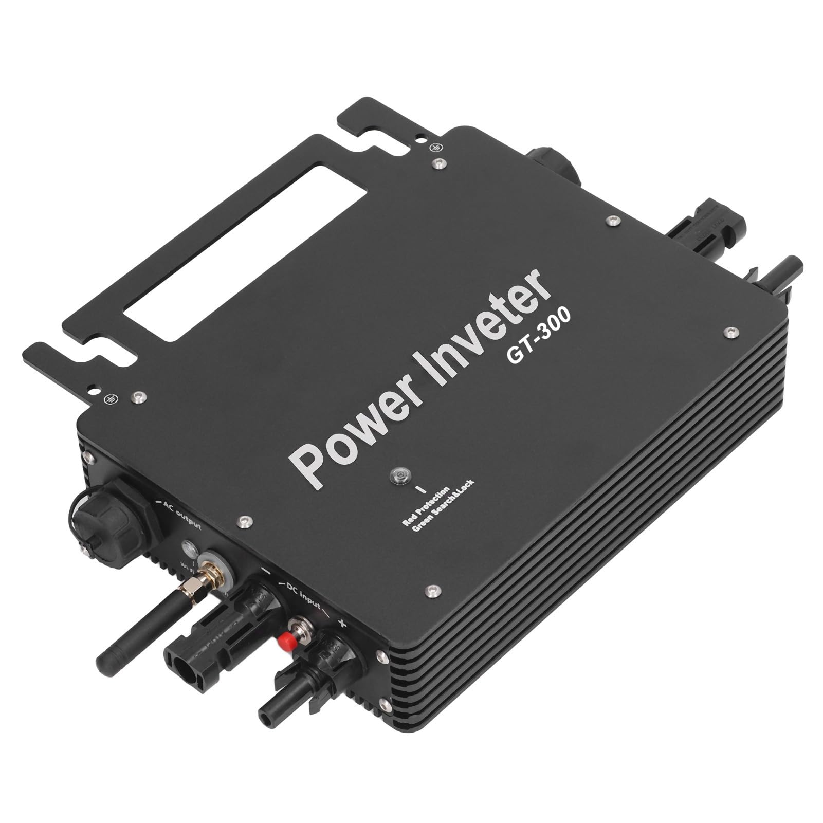 Fafeicy Micro Inverter Solare 300W, Convertitore di Corrente DC in AC con Monitoraggio WiFi e Doppia Uscita per Manutenzione Facile