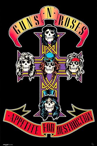 Miniatura 1 de Guns N' Roses - Póster musical (Apetito por la destrucción, portada del álbum) (tamaño 24" x 36")
