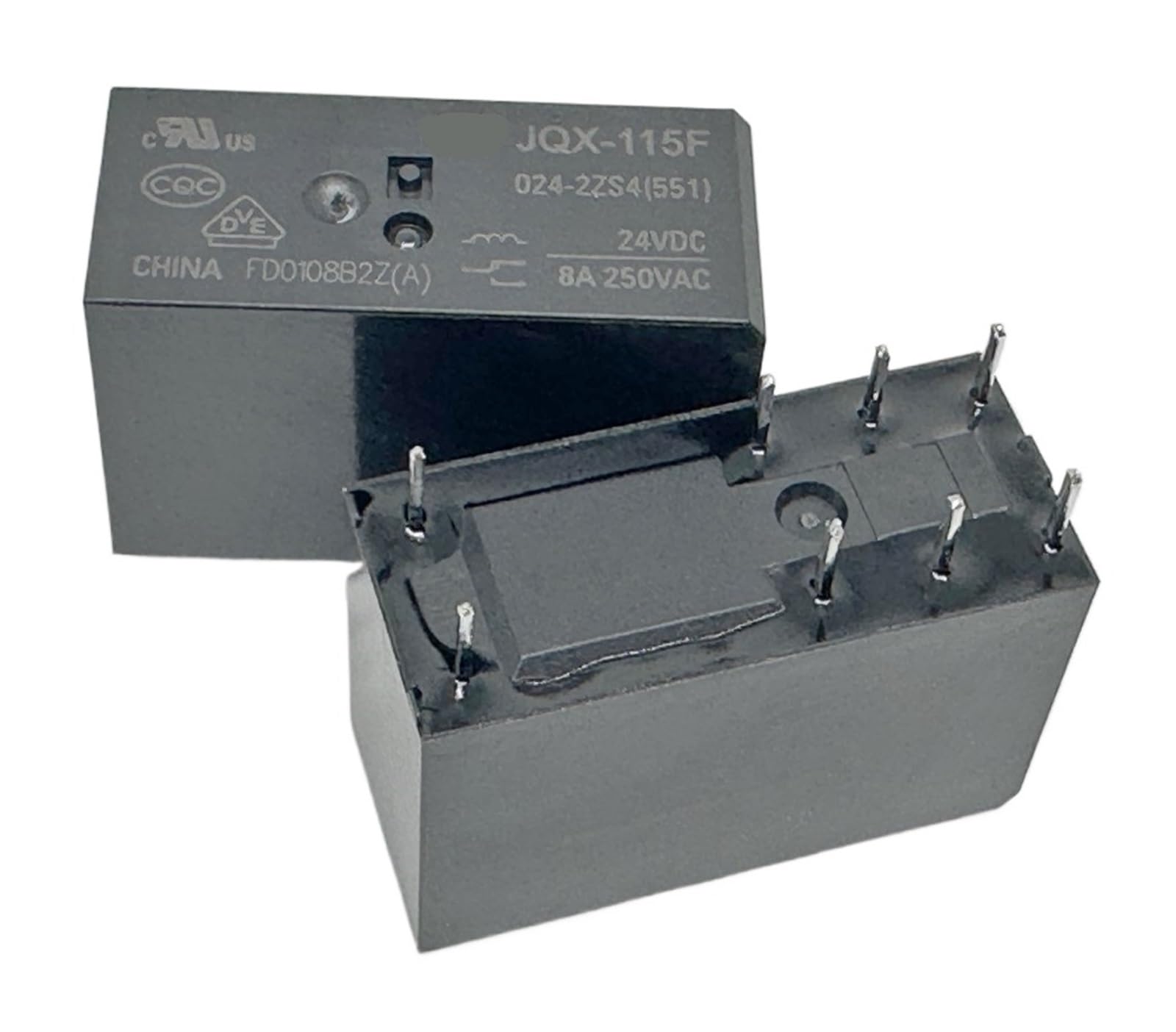 PKNVKZIDK 1pc JQX-115F 024-2ZS4(551) Relay 8pins