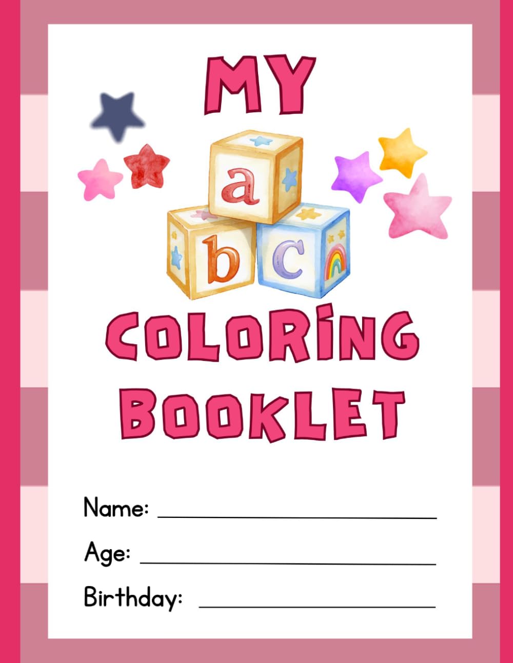 My Coloring Booklet: ABC