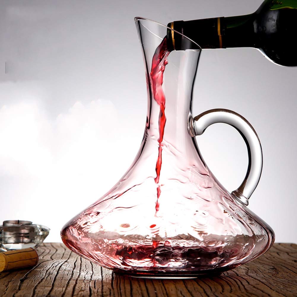 Creative U Shaped Wine Decanter Crystal Glass Red Wine Decanter Classic Wine Decanter Aerator With Aerator Filter Lead-free Hand Blown For Red Wine-a 1.2l (I 1.3L)