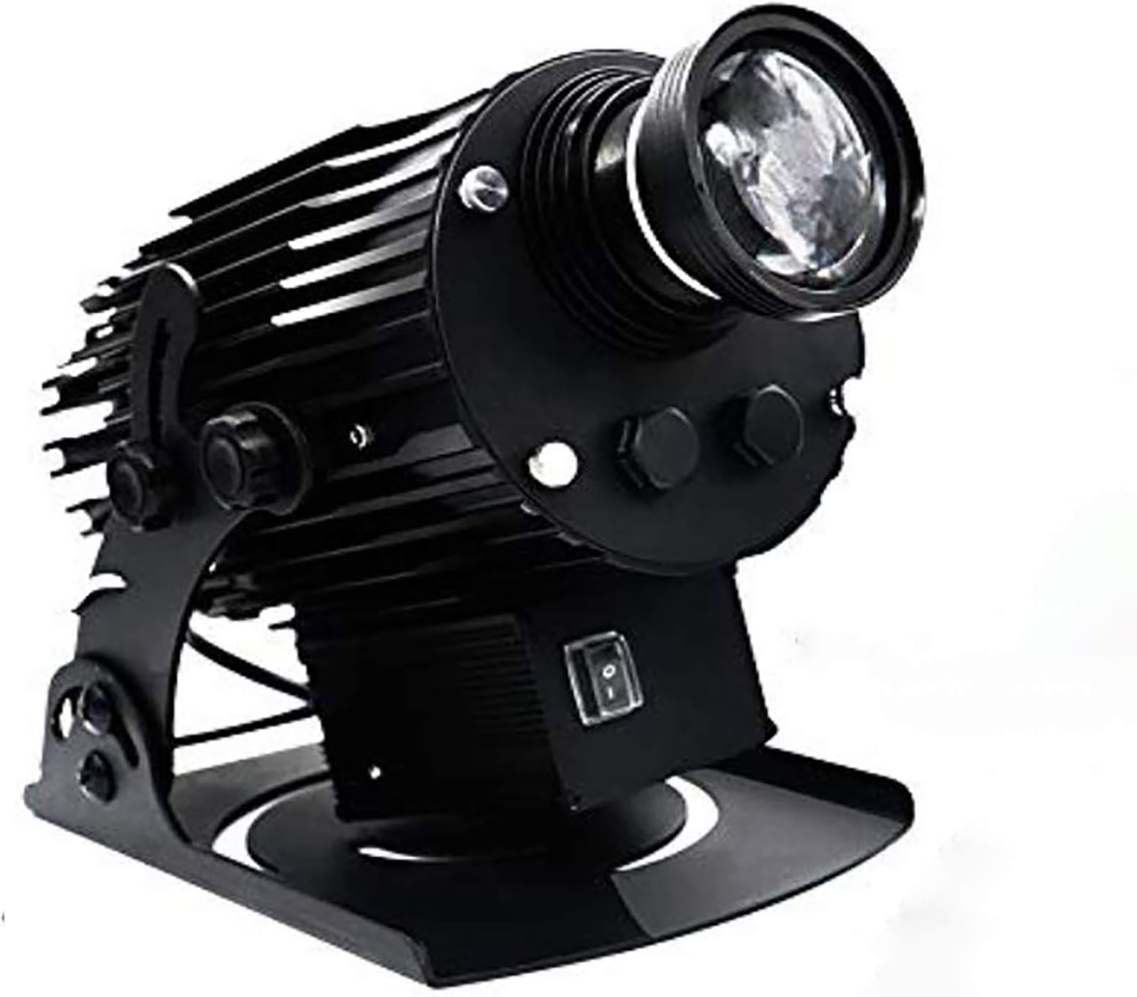 200W Led GOBO Light Projector-Free Custom Glass GOBO to Project Image for Company Store Wedding Event Advertising(Outdoor Remote Control Rotary Waterproof)