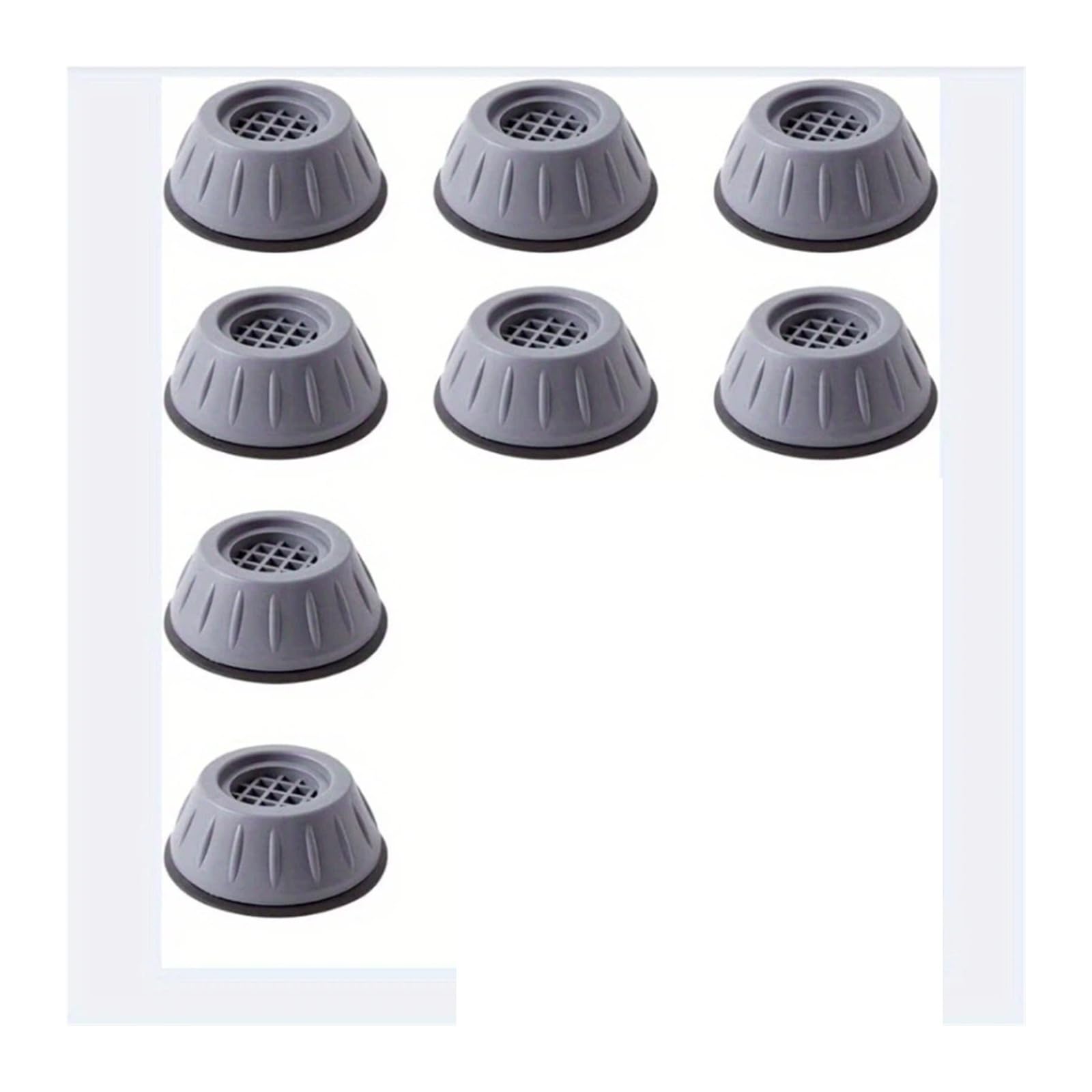 Poggiapiedi Antivibranti, Compatibili Con Apparecchi Universali, 4/8 Pezzi | Adatta lavatrici domestiche, riduce le vibrazioni e il rumore di funzionamento(8pcs)