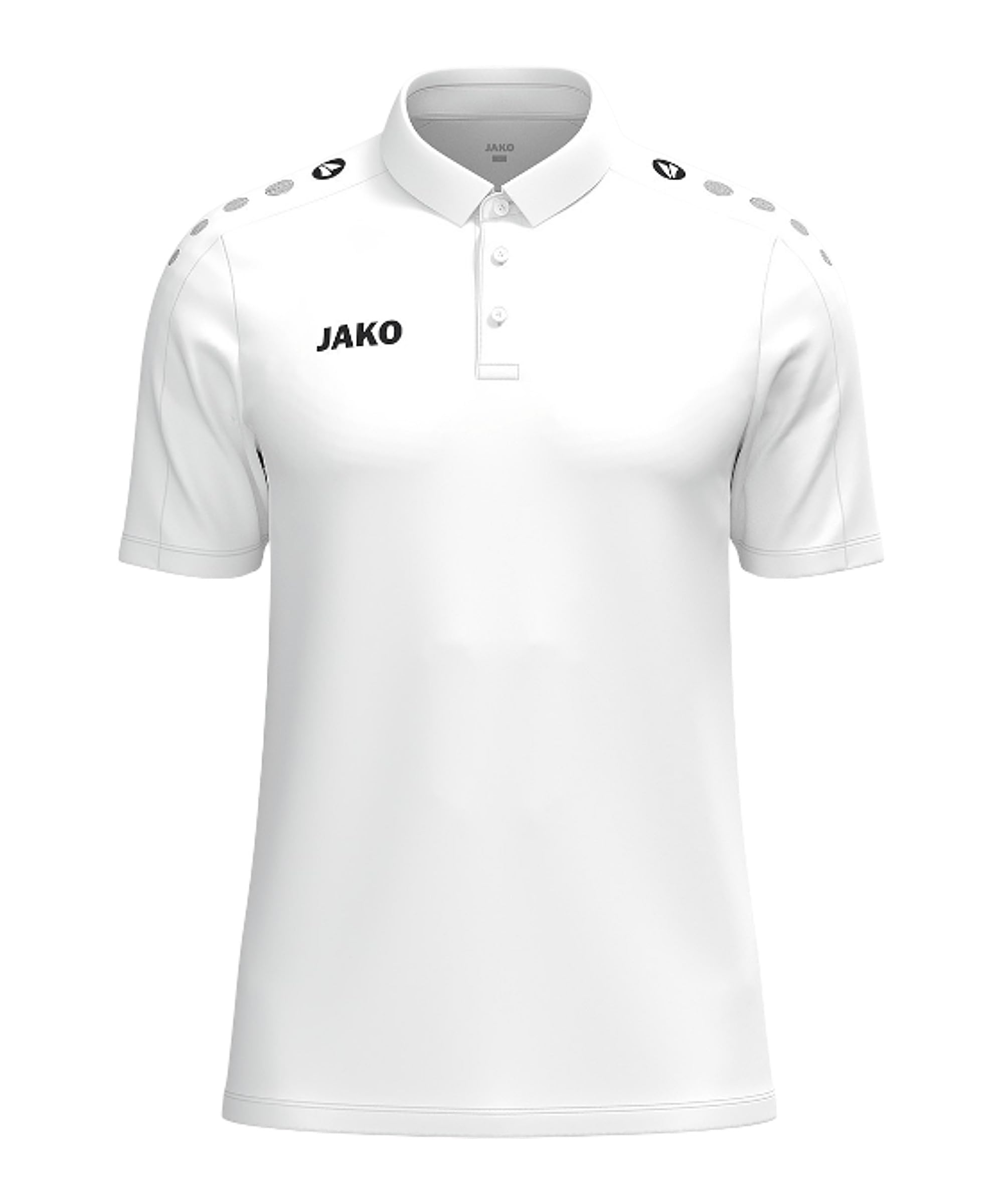 Jako Unisex Polo Shirt One Cotton, White, 4XL