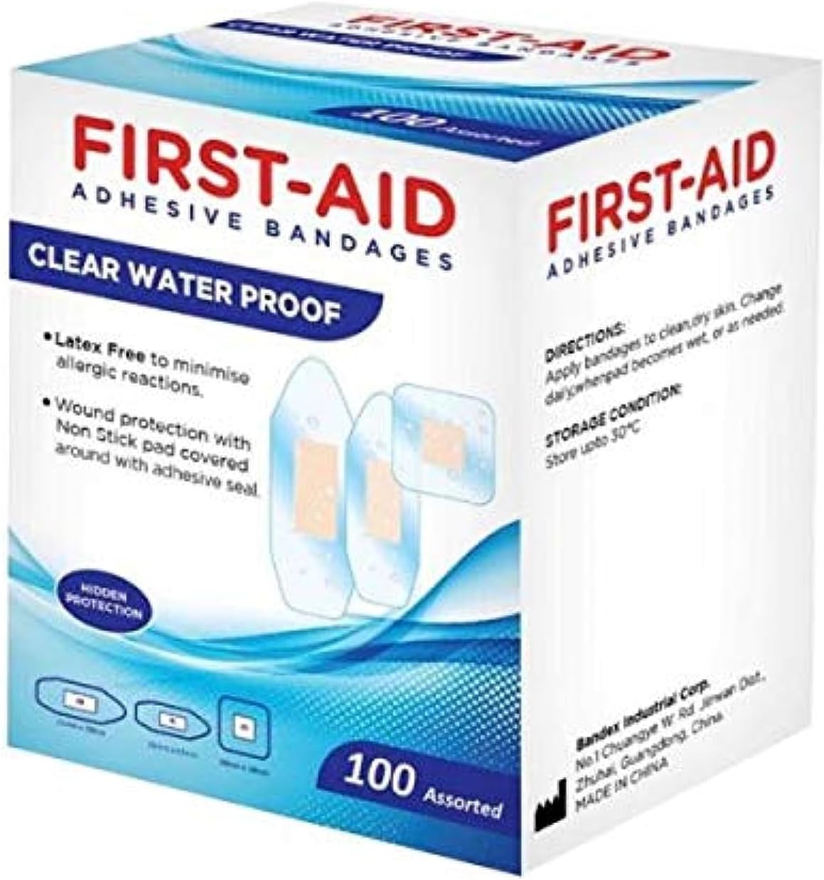 First Aid Beauty Clear Water Proof Bandages Assorted 100'S