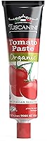 Vista 5 de Tuscanini Pasta de tomate orgánica premium en un tubo de 4.6 onzas (4.6 onzas, 2) Tomates 100% italianos, totalmente naturales, sin OMG