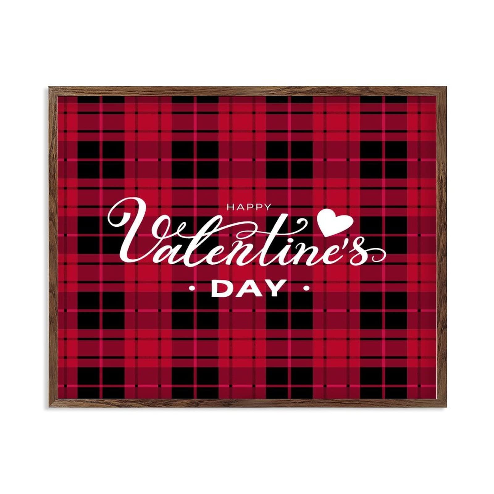 Panneau en bois St-Valentin pour décorer votre cuisine rustique 40x50cm