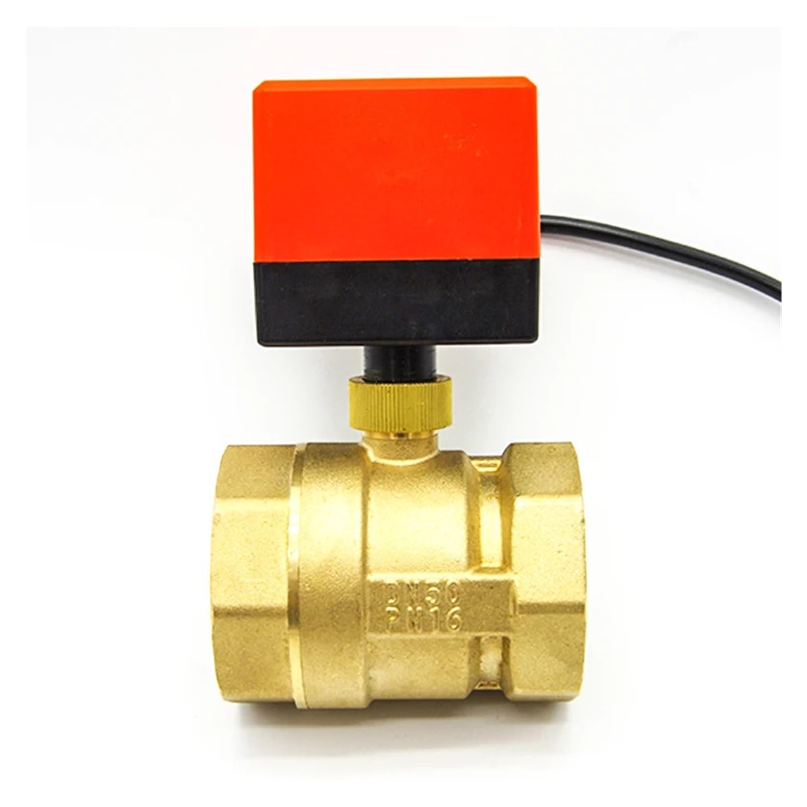 Valvola A Sfera Motorizzata 1/2" 3/4" 1" 2" 220V 12V 24V Valvola A Sfera Elettrica In Ottone Con Controllo A 2 Punti A 3 Fili(1-1/2",220VAC)