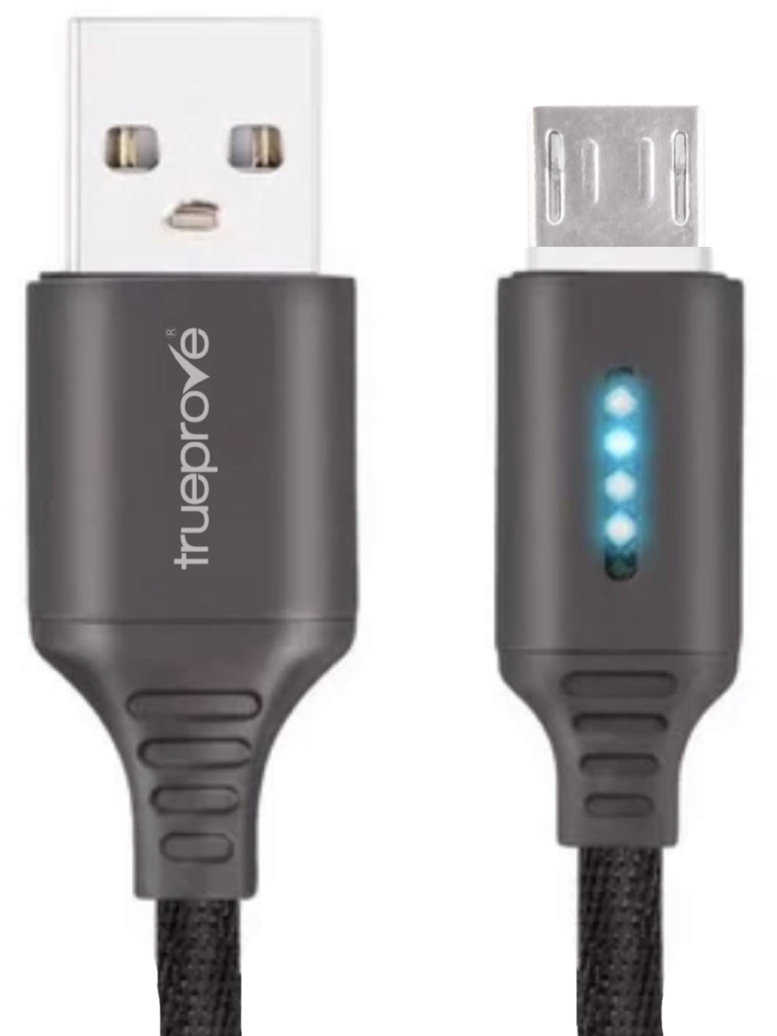 TrueProve Pro For Mophie Battery Case Compatible Cable Juice Pack Cases Smart Charging Visual LED Sync Data Cord (Breathing Charge) for Helium, Air & Space Cases