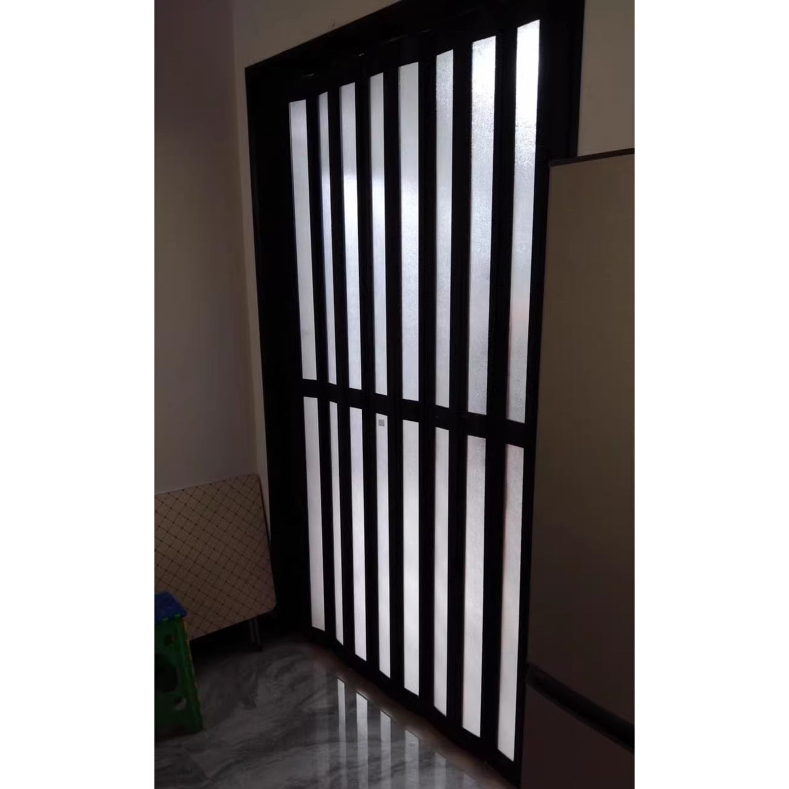 Pvc Folding Door Frosted Acrylic Accordion Folding Door - Room Divider ...