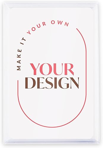 Miniatura 10 de WEDDINGSTAR Regalo de naipes impreso con foto personalizada, elegancia escrita a mano (paquete de 5)