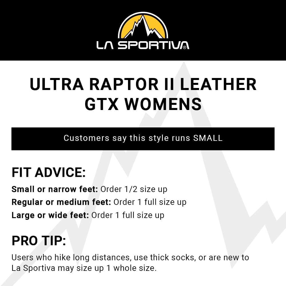 La Sportiva Womens Ultra Raptor II Leather GTX Hiking Shoes