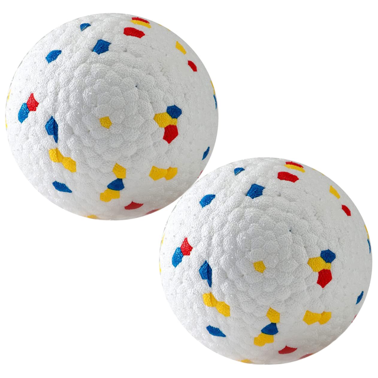 POPETPOP 4 Stück Hüpfender Ball Schmeiß Es Eier Bälle Für Hunde Beißspielzeug Für Welpen Welpen-backenzahnkauer Welpenkaustock Welpenzahnplüsch Interaktive Kugel Groß E-TPU-Material