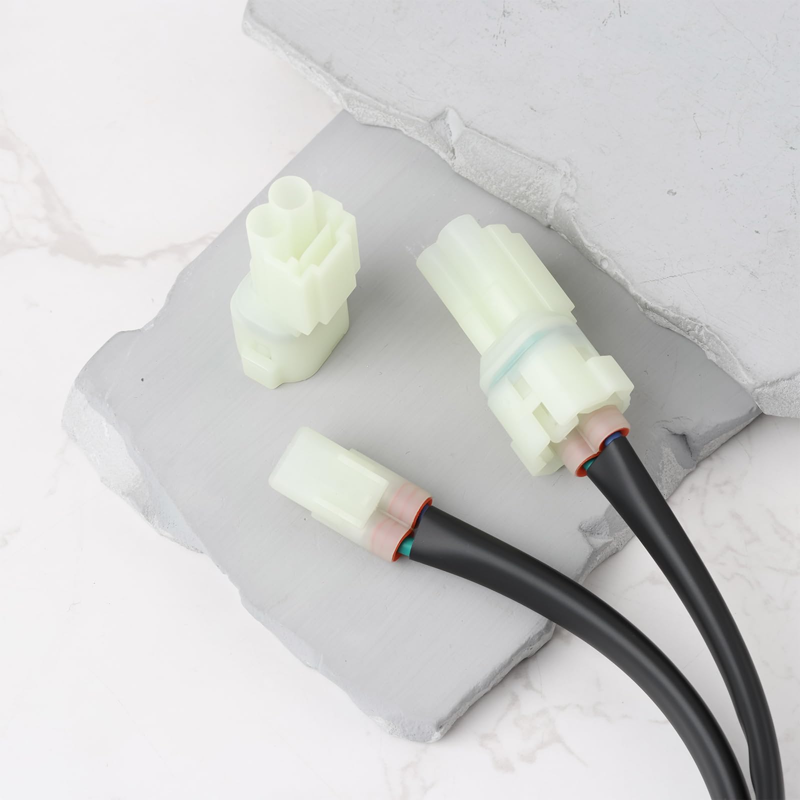 ECSiNG Y-Splitter 12V Presa di Alimentazione Ausiliaria Cavo di Collegamento Plug-and-Play Adattatore per USB, Navigazione e Accessori Compatibile con Honda NC750X