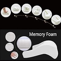 Vista 6 de ZHONGLI Almohada de cuello de coche Almohada de viaje de cuero PU para reposacabezas Soporte de cuello para asiento de coche (negro)