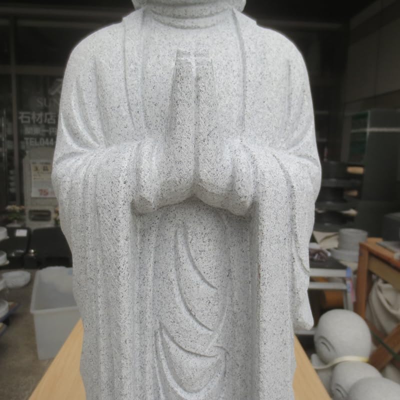 Amazon.co.jp: 地蔵 おじぞうさん 総高70cm お地蔵 2尺 お地蔵様