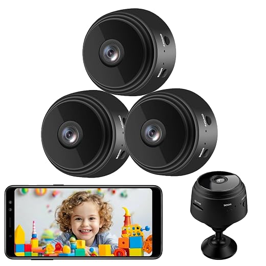 3 Pack WiFi Mini HD Spy Camera