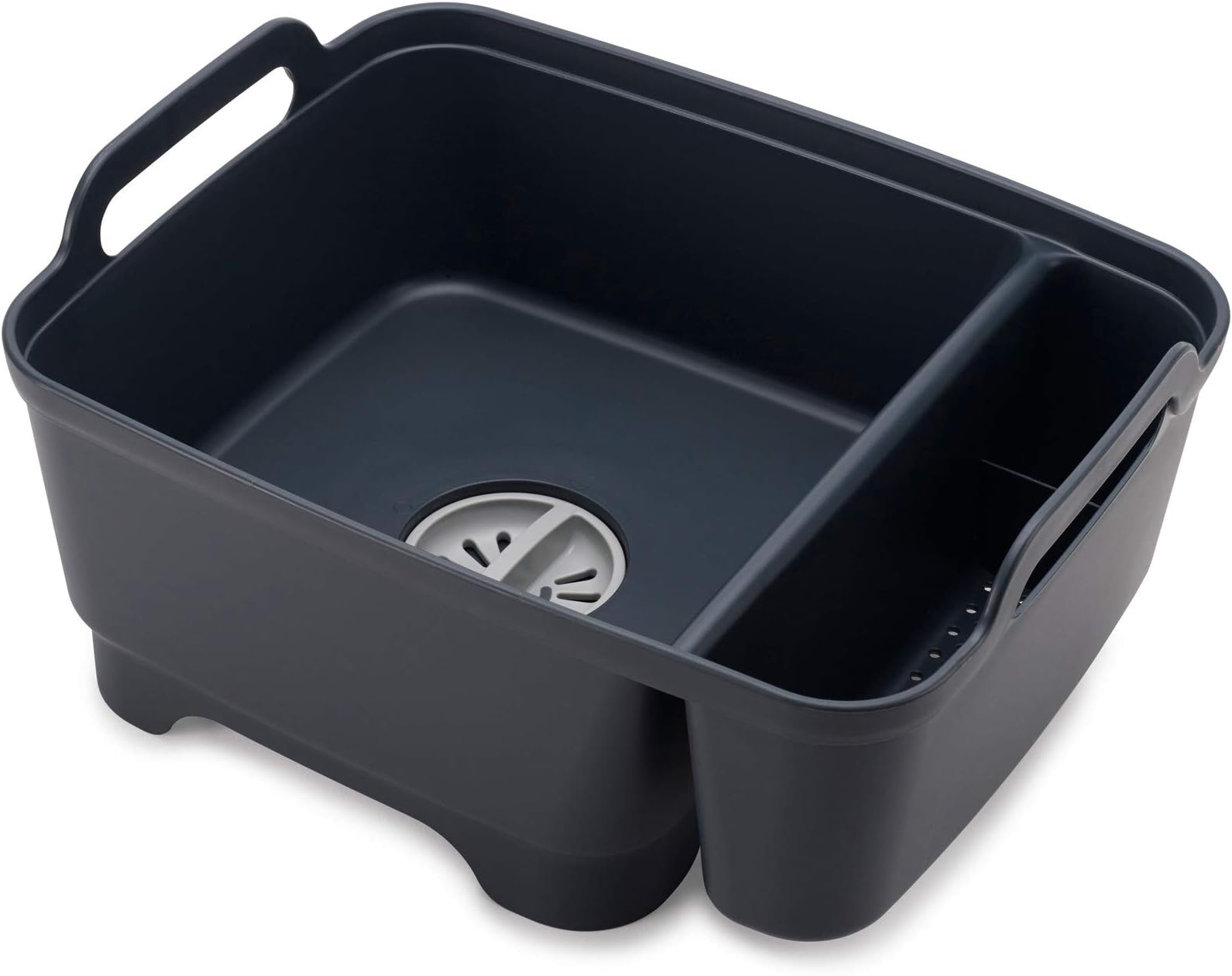 Joseph Joseph Wash&Drain Store Dishwashing bowl with plug and storage bay - Grey