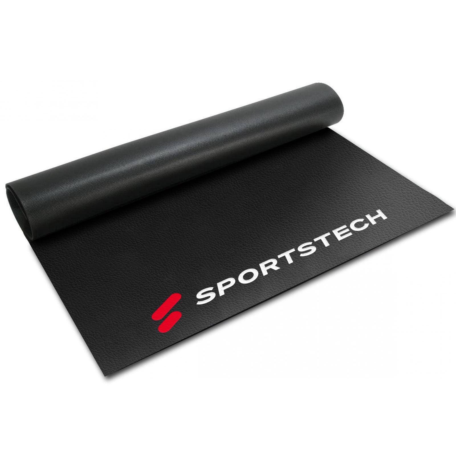Sportstech Esterilla Protección de Suelo 4-6mm Antideslizante para Fitness Cintas de Correr Bicicletas