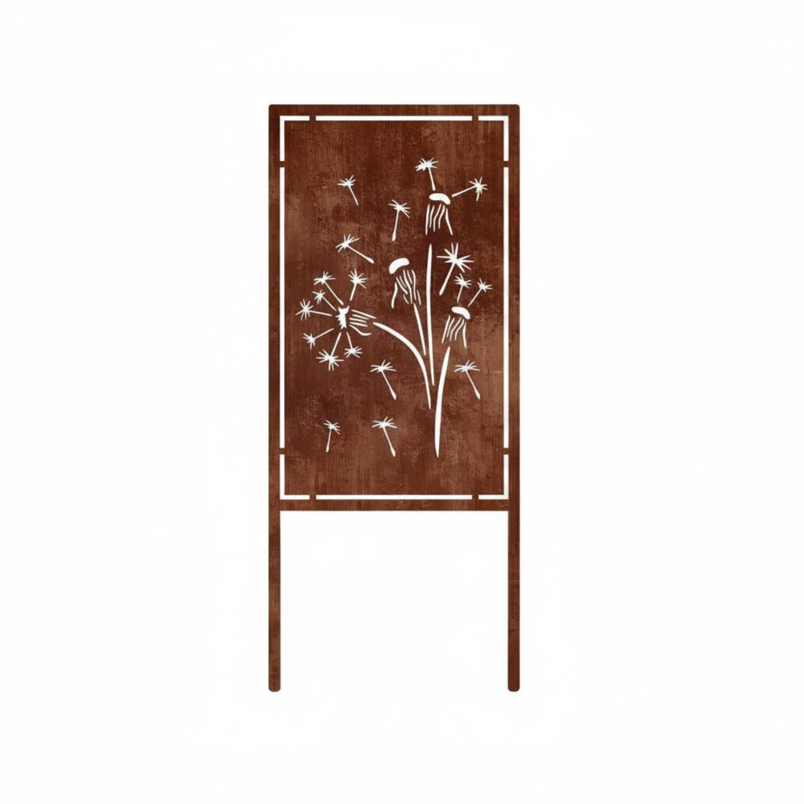 Botanical Garden Stake Hollow Out Design Rusted Metal Garden Stake Weather-Resistant Metal Yard Art, Dandelion | Home & Garden | Yard Garden & Outdoor Living | Garden D?©cor-image-31