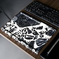 Vista 5 de Bandeja de almacenamiento de mármol natural de lujo para decoración del hogar, bandeja de piedra para baño/cocina/tocador/tocador, soporte