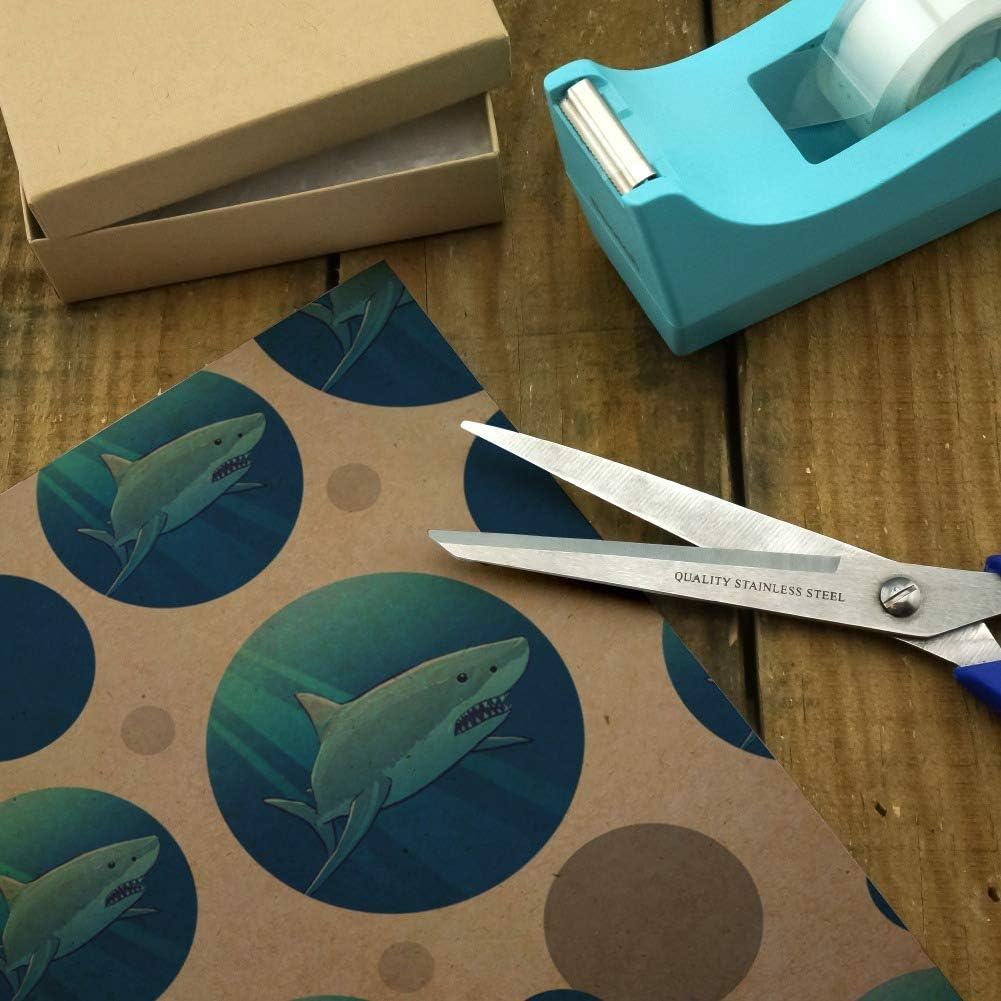GRAPHICS & MORE Great White Shark Realistic Premium Kraft Gift Wrap Wrapping Paper Roll