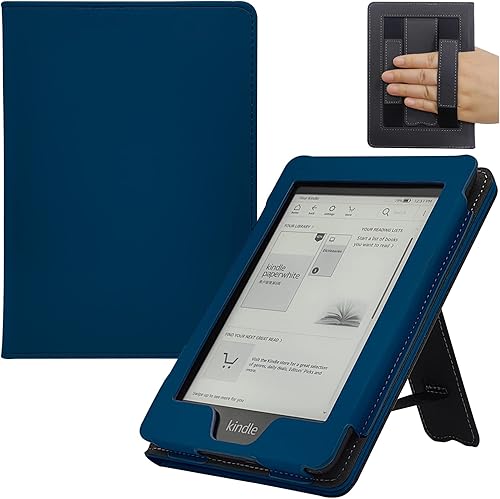 Miniatura 7 de Funda con soporte para Kindle Paperwhite de 6 pulgadas (10ª/7ª/6ª/6ª generación y todas las generaciones Paperwhite de 6 pulgadas 2012 a 2018) con