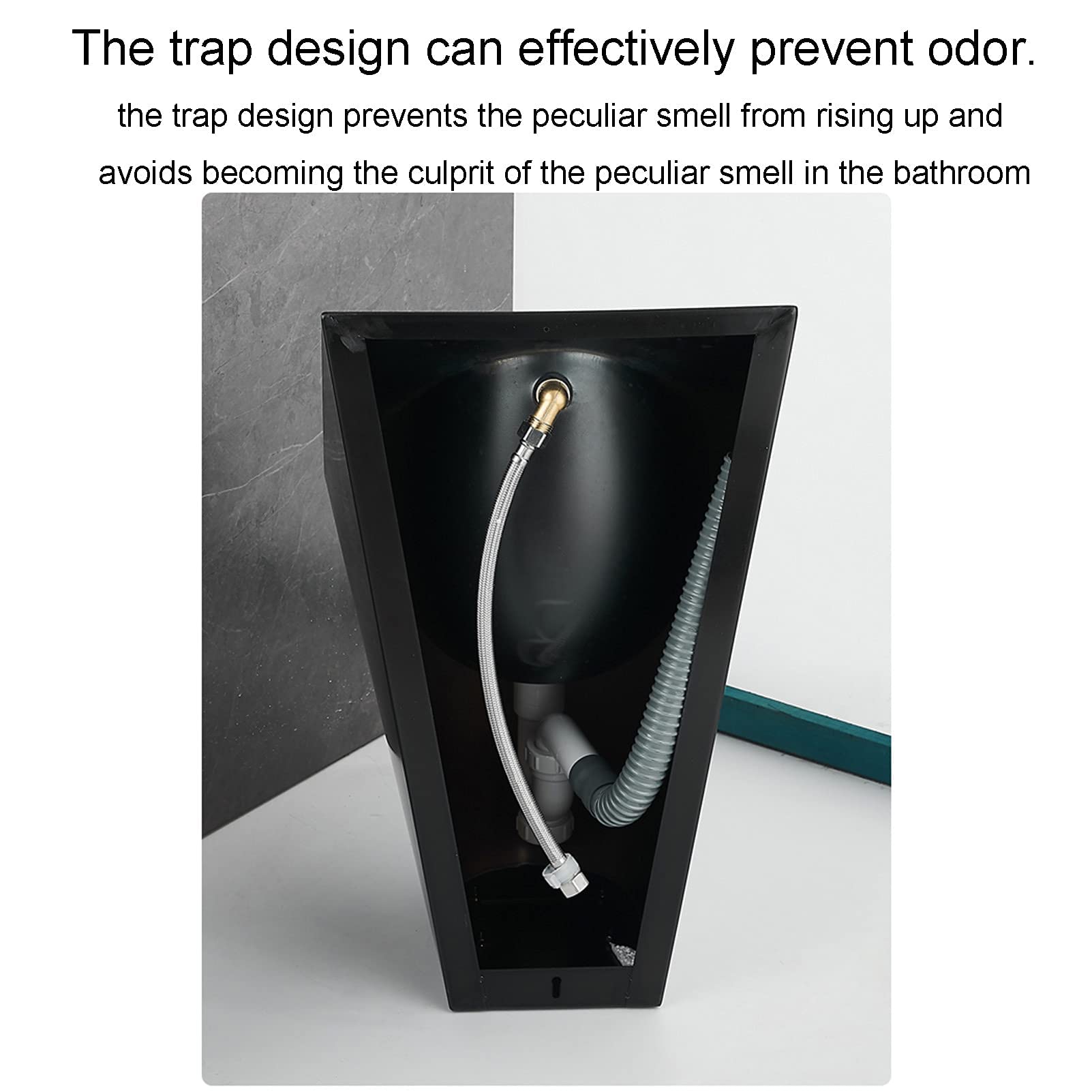 Urinal aus Edelstahl 304, wandmontiertes Urinal für Männer, Induktionsdrainage, öffentliche Toilette, Urinal, vertikale Toilette, für Heimwerker, Hotels, Clubs, öffentliche Toiletten, Schiffe, Sc (ein