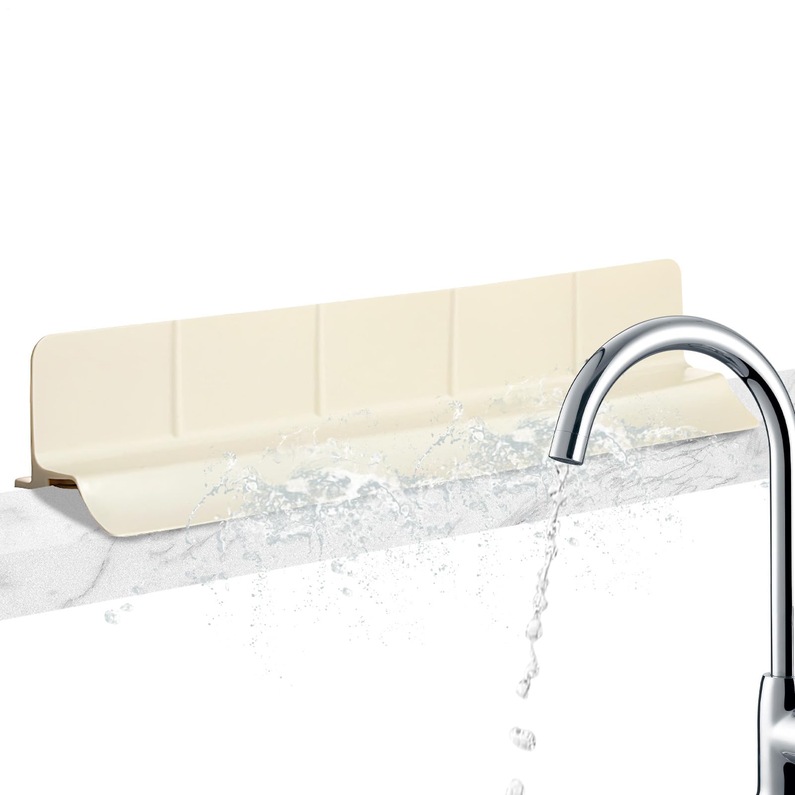 Protector de salpicaduras de silicona antideslizante contra manchas detrás del fregadero