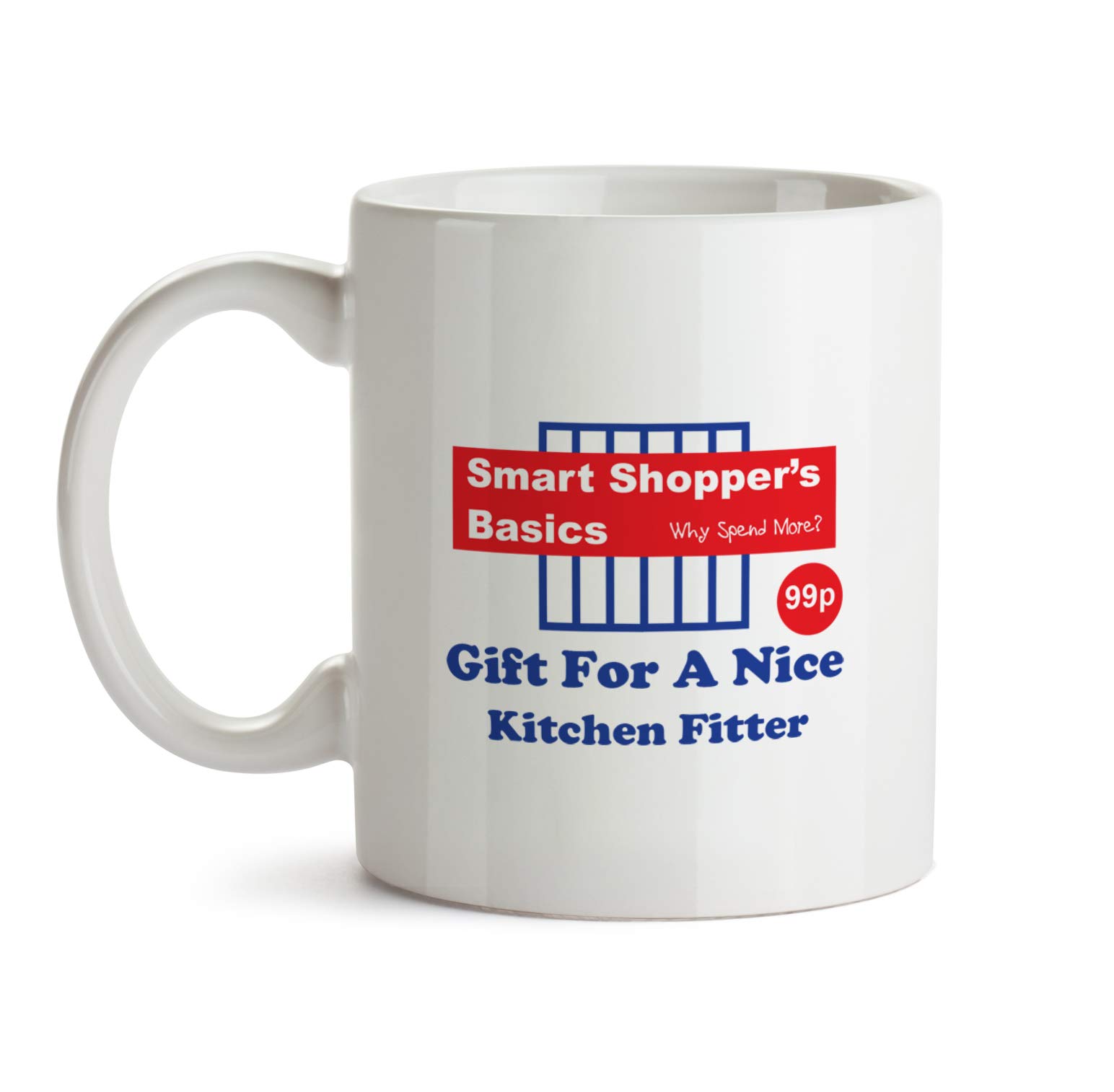Kitchen Fitter Mug - PG2011 Gag Joke Spoof Supermarket Funny Coffee Cup
