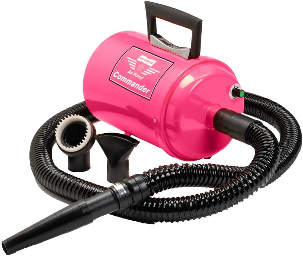 Metro Vac AFTD-1 Air Force Commander 2 Speed Pet Dryer - Pink