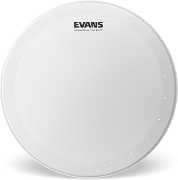 EVANS Drum Head 8 inch Heavy Duty Dry Coated 2-ply, 5 mil + 7.5 mil / 2 mil ring B08 HDD