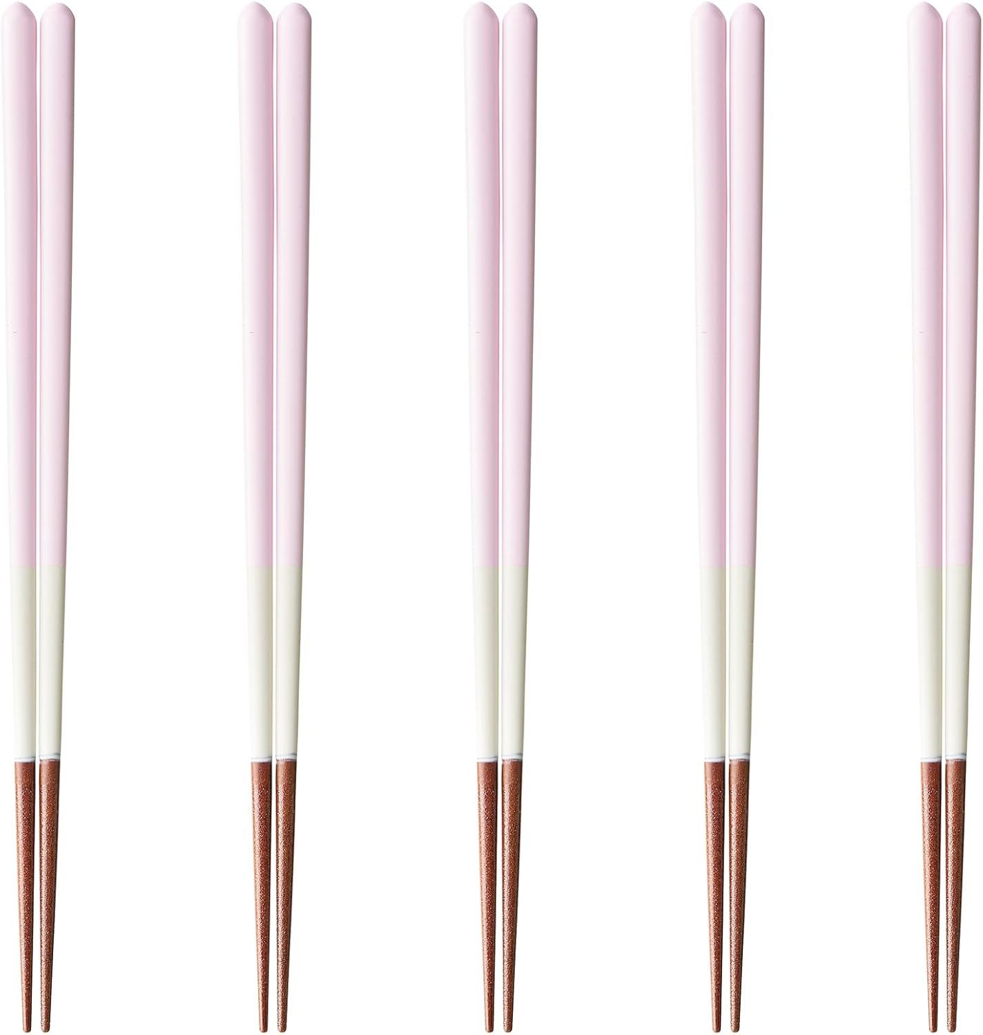 J-kitchens PID586442 Japanese Chopsticks, Set of 5 Pairs, Material: Wood, Chopsticks, Dishwasher Safe, Made in Japan