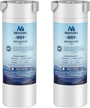 MARRIOTTO XWF Replacement for GE XWF Refrigerator Water Filter 2 Pack