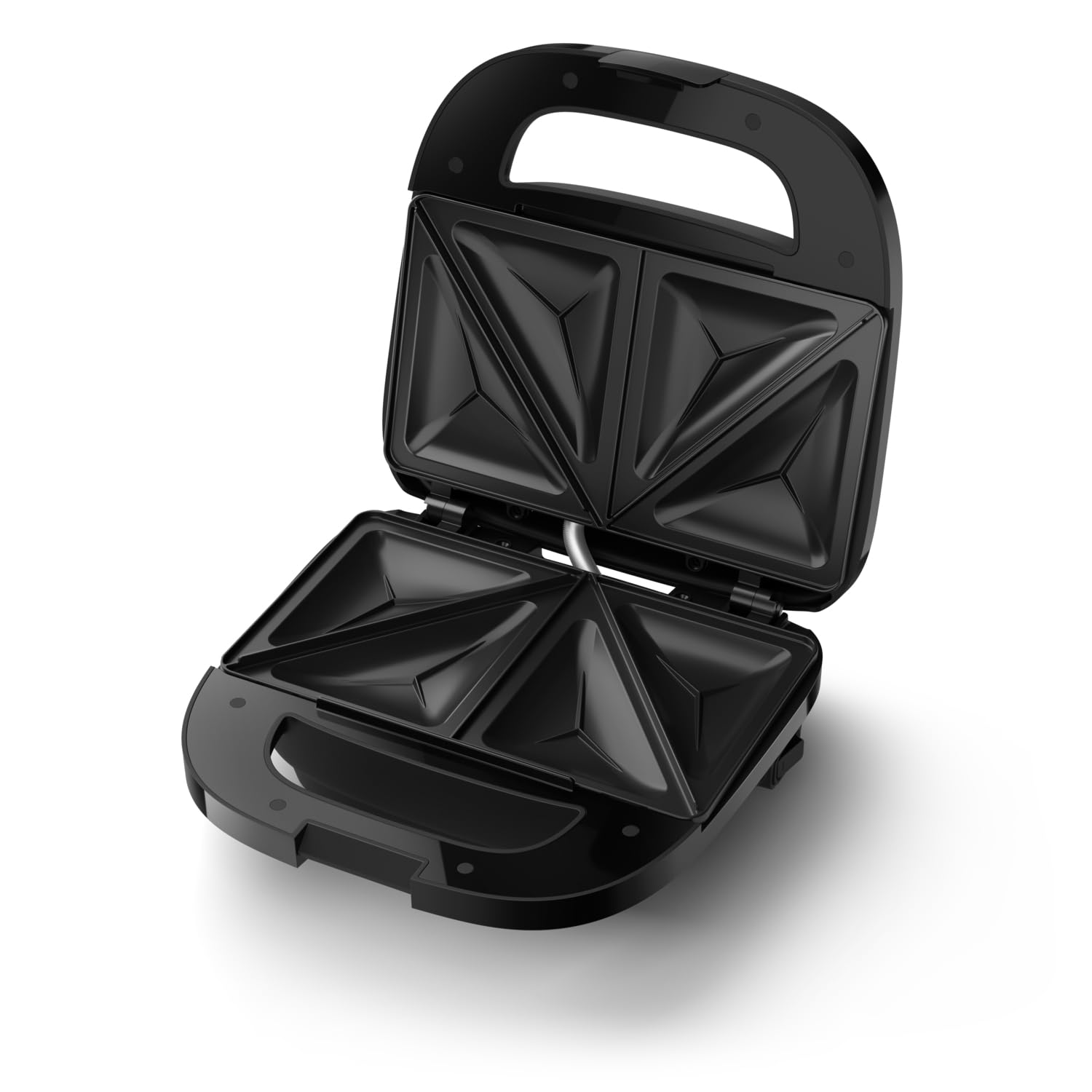 Sandwichera - PHILIPS - HD2331/90 - 750 W - Placas triangulares - Negra