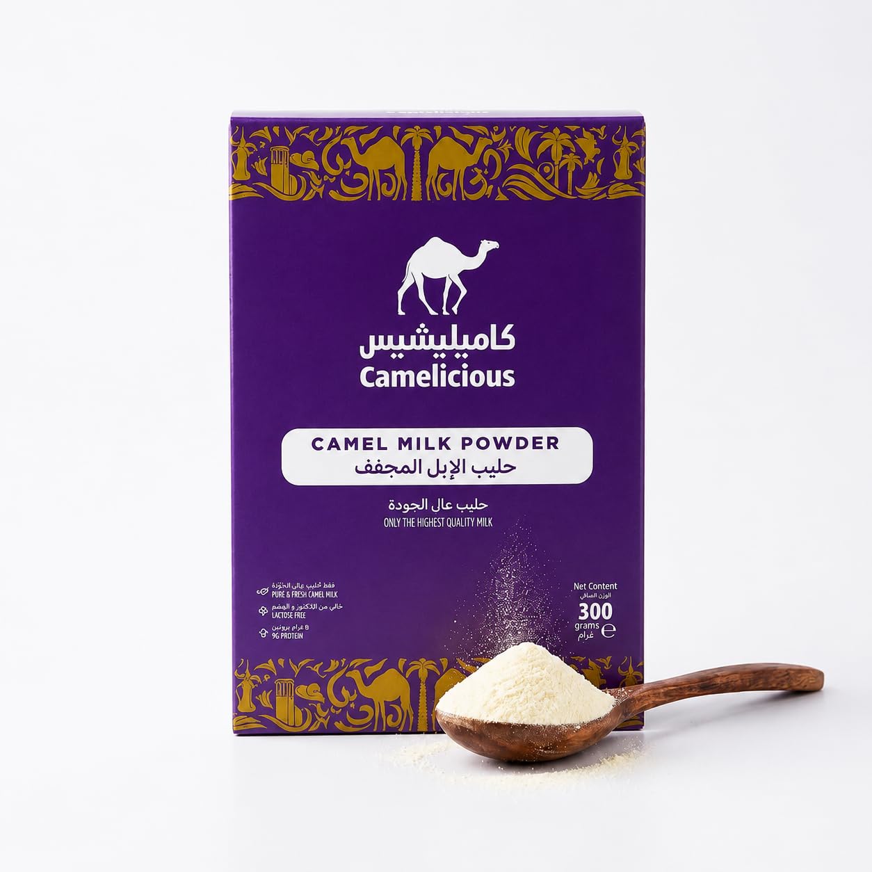 Leche de camello en polvo original de Dubái 300g