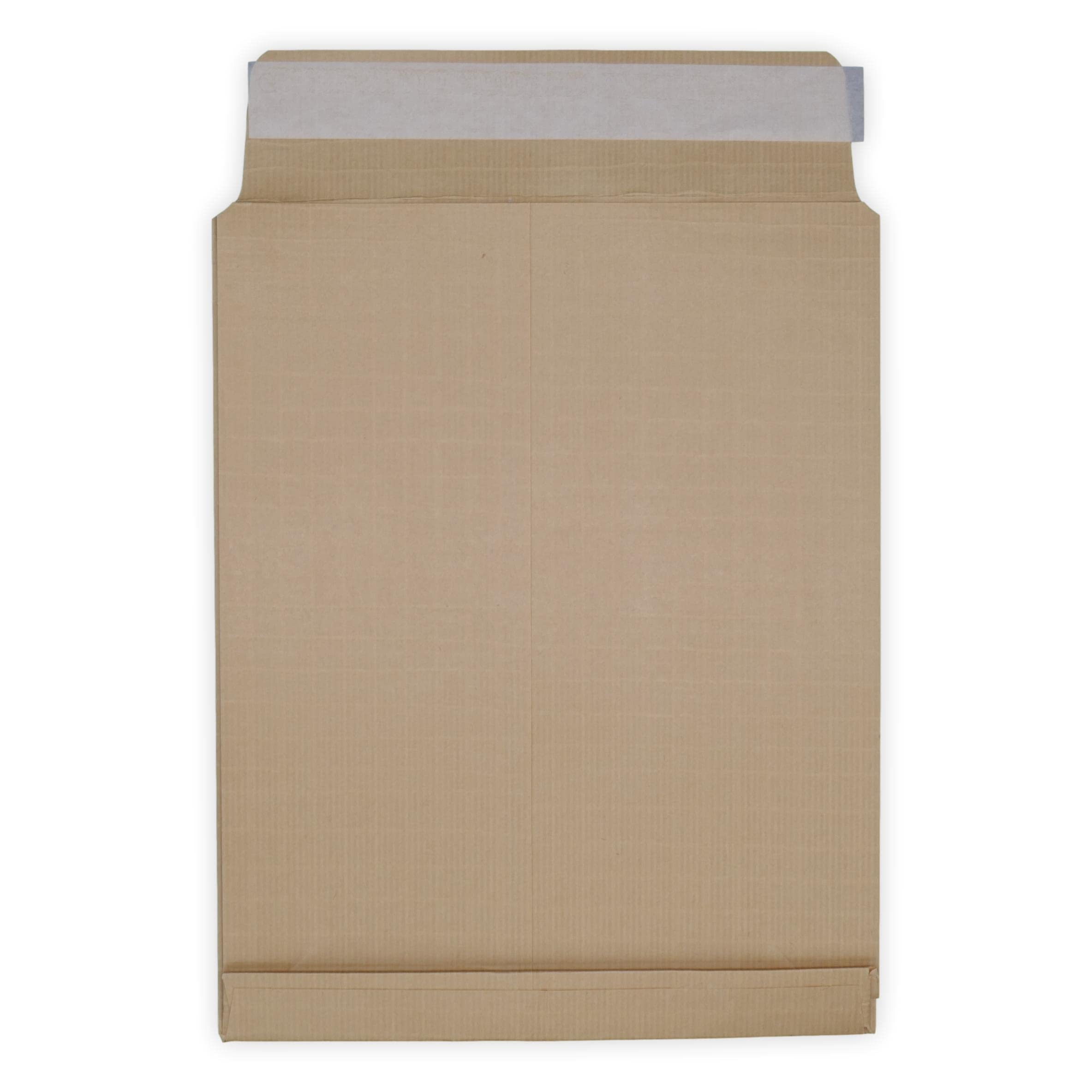 20 grandes bolsas de fuelle Kraft sólido B4 Armed 135 Gr - 24: 260 x 330 x 30 mm para A4, resistente reforzado