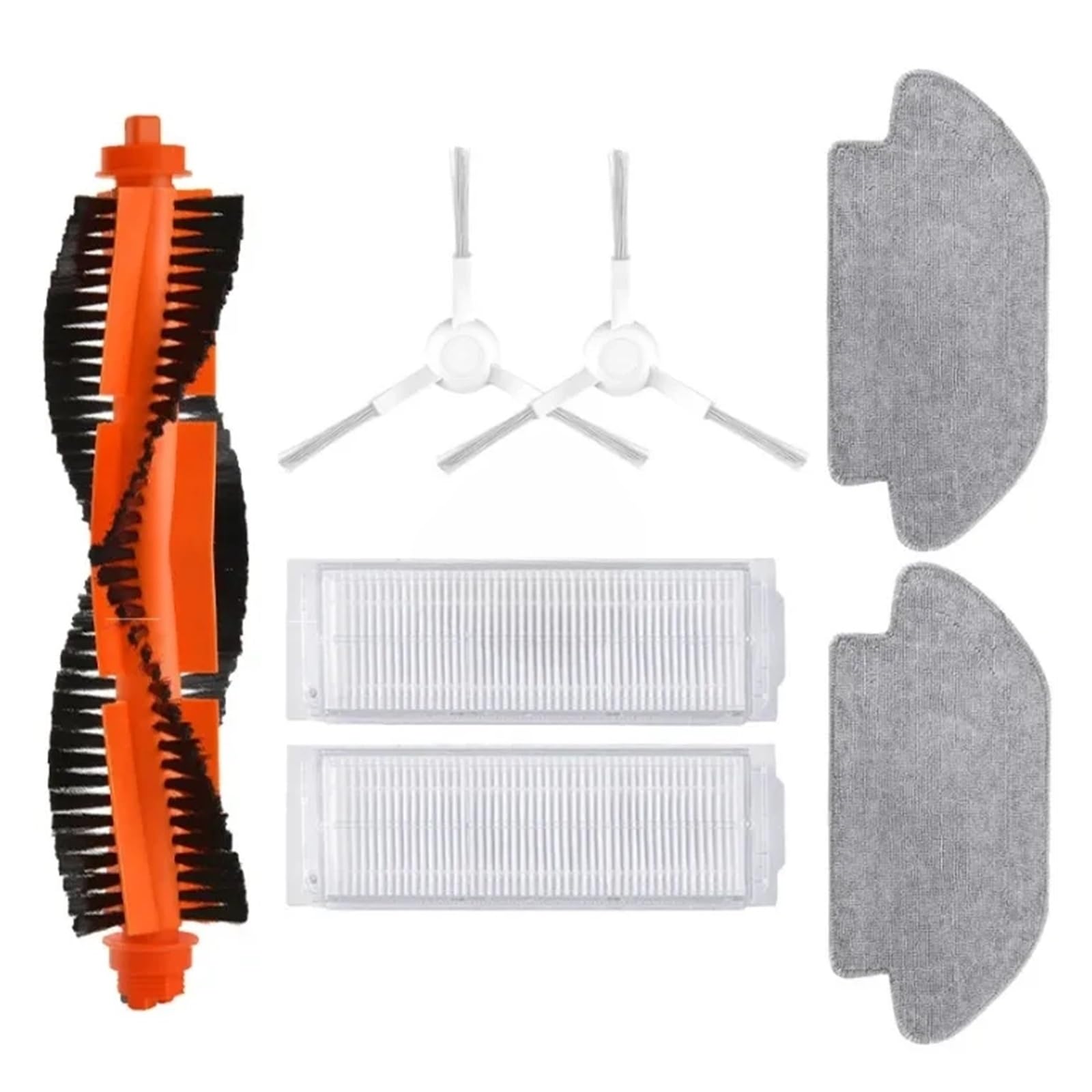 PORRSYDCD Main Brush Hepa Filter Mop Cloth，Compatible With Xiaomi S10 / S12 / T12 Accessories Vacuum Cleaner Spare Parts Replacement(QHS)