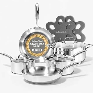 Gotham Tri-Ply Stainless Steel Cookware Set