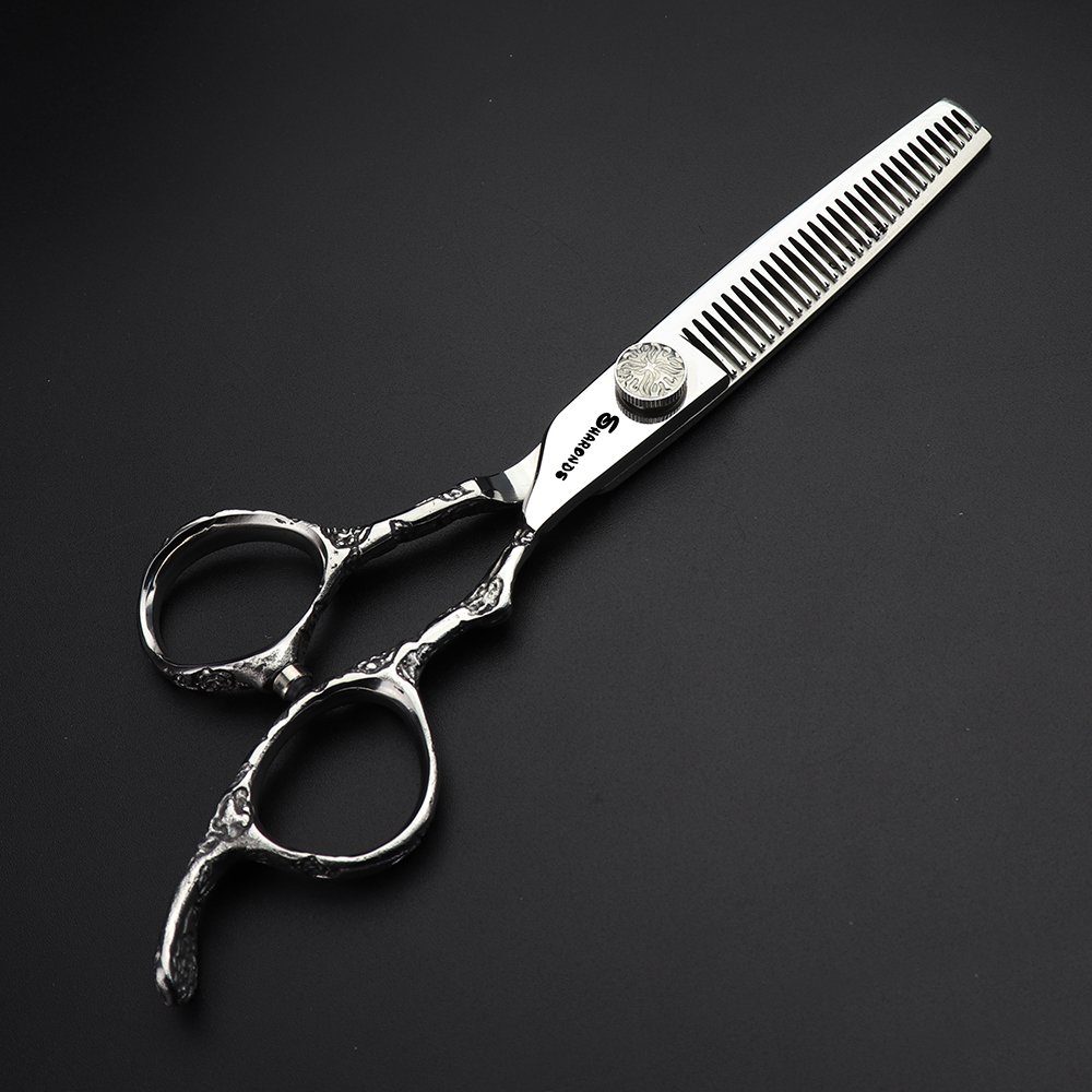 Rose modello barbiere capelli forbici professionali dei capelli, 6 pollici e 7 pollici