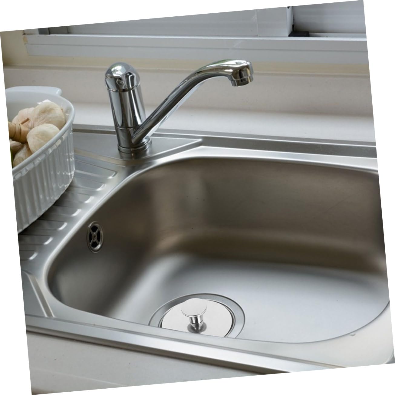 Gadpiparty 16pezzi Tappi Per Lavabo Acciaio Inossidabile Tappi Per Scarico Per Bagno Facili Da Installare e Resistente Agli Odori