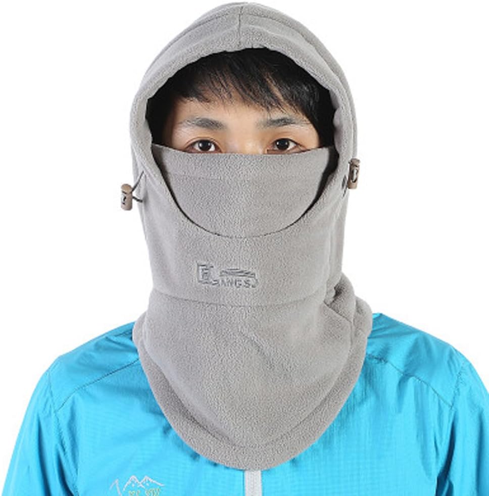HZTG Men's and Women's Winter Windproof Cap Thick Double Warm Face Cover Cap Cycling Skiing Hat Balaclava Face Cover Mask