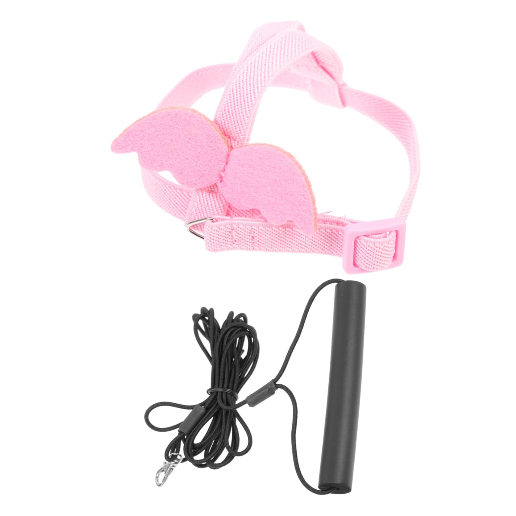 Sosoport Parrot Flying Rope Bird Harness Bird Accessories Non-Slip Handle Training Leash Set